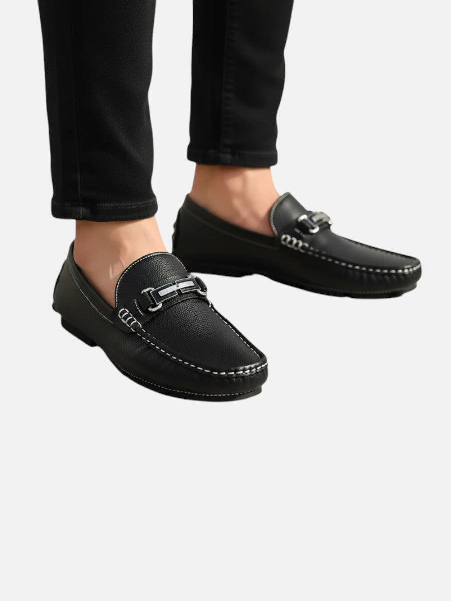 Men's Driving Loafers – Bit Trim with Studded Sole