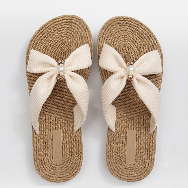 Women's Beaded Flat Sandals