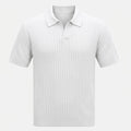 Men's Short Sleeve Striped Polo Shirt