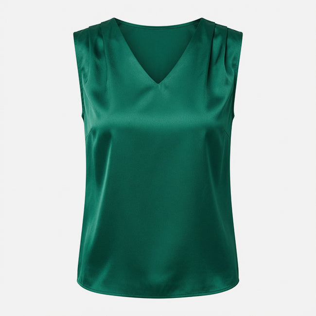 Women's Sleeveless V-Neck Top