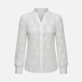 Women's Long Sleeve Jacquard Top
