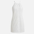 Women's Lace Jacquard Floral Midi Dress