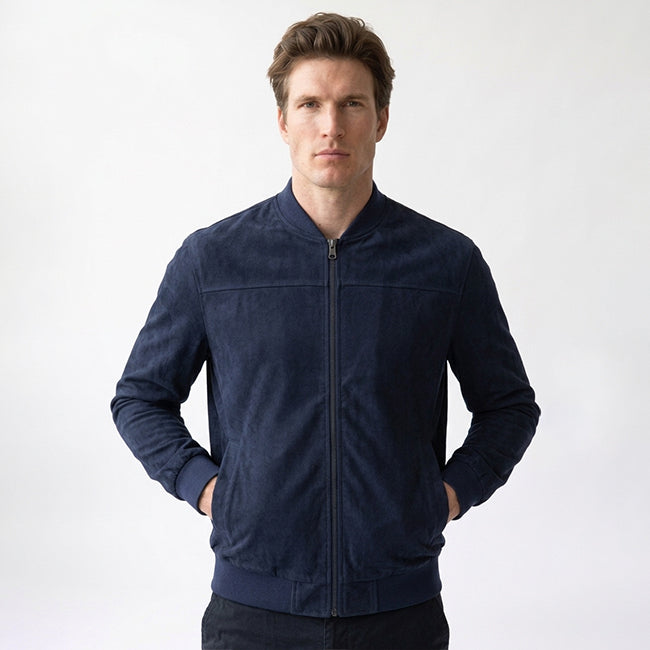 Men’s Stand Collar Zip Casual Lightweight Spring Autumn Outerwear