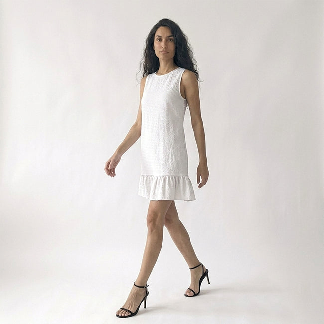 Women's Round Neck Midi Dress