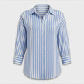 Women's Long Sleeve Striped Casual Top