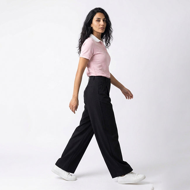 Women's High Waisted  Straight Leg Pants