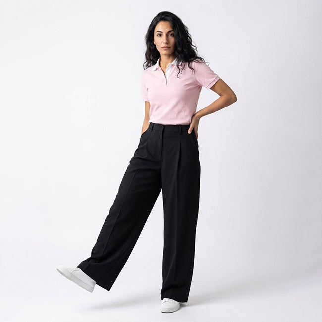 Women's High Waisted  Straight Leg Pants