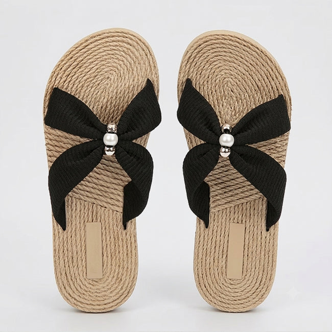 Women's Beaded Flat Sandals