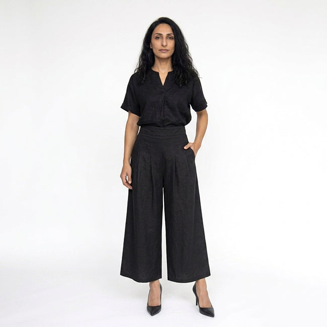 Women's Wide Leg Elastic Waist Pants