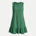 Women's Round Neck Midi Dress