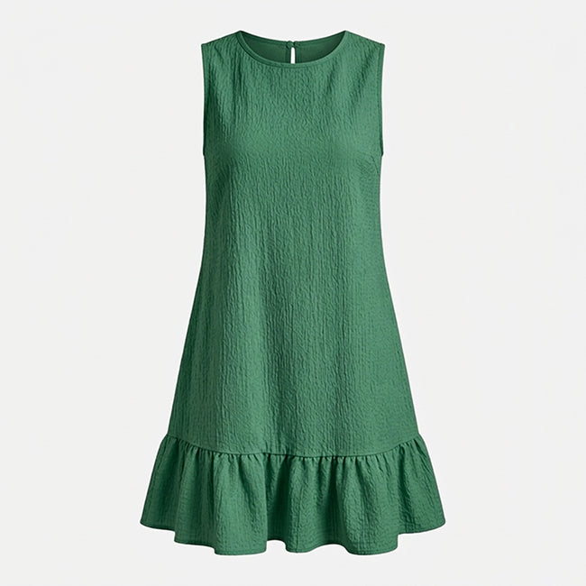 Women's Round Neck Midi Dress