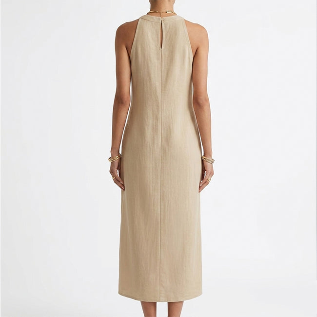Women's Lace Patchwork Midi Dress