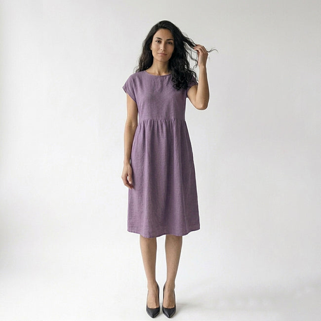 Women's Sleeveless Loose Pocket Midi Dress