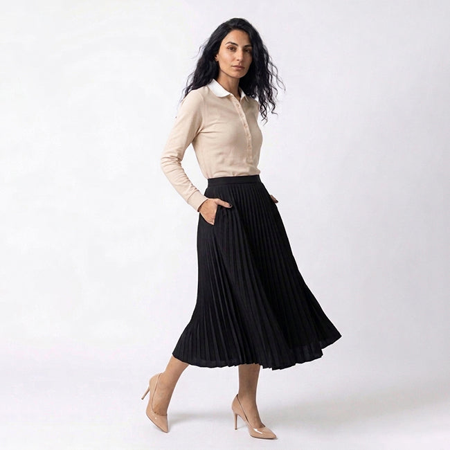 Women's Casual Midi Skirt