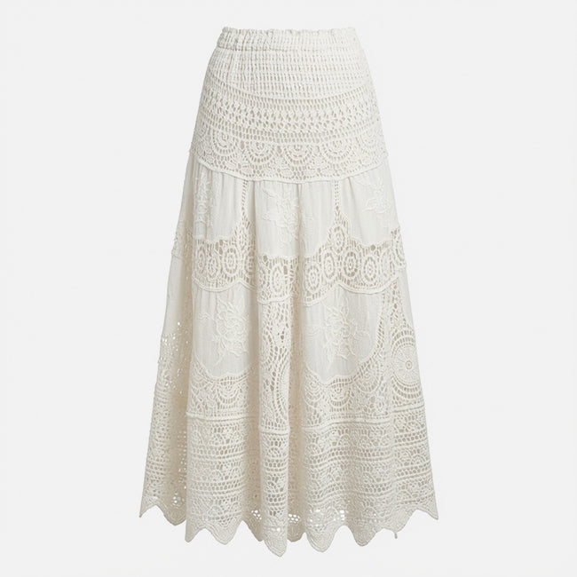 Women's Lace Midi Skirt