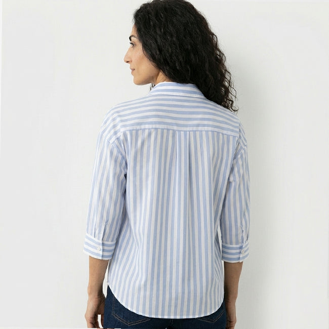 Women's Long Sleeve Striped Casual Top