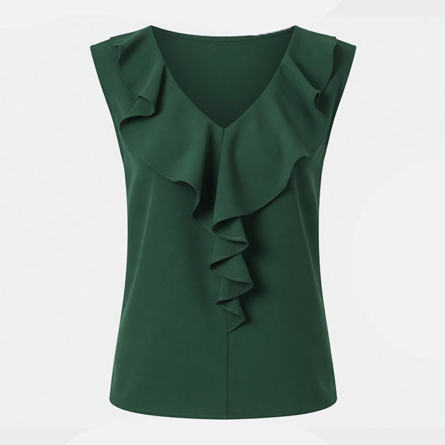 Women's Sleeveless V-Neck Top