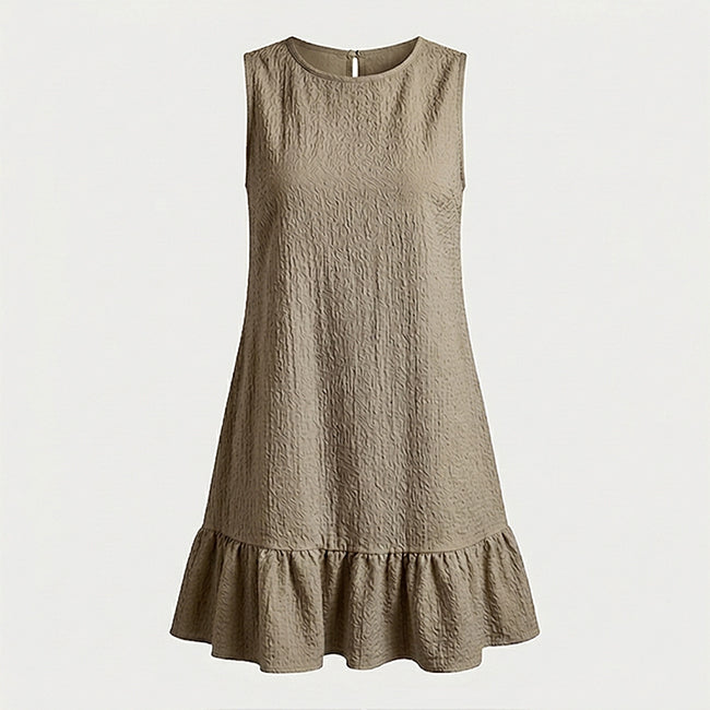 Women's Round Neck Midi Dress