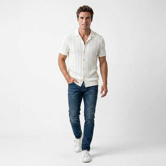 Men's Knit Short Sleeve Top