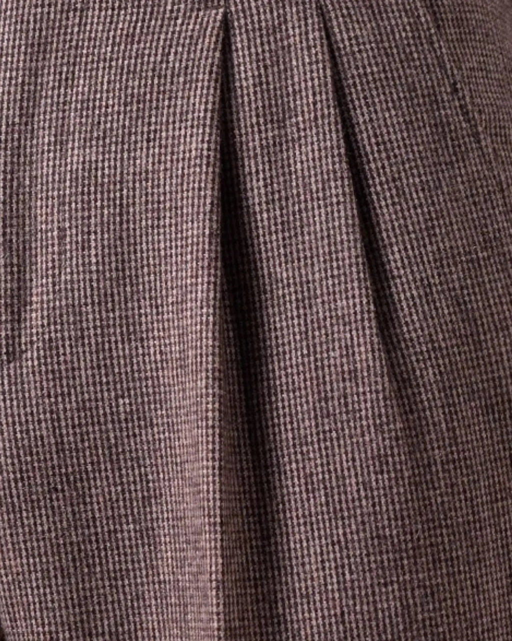 Men's Pleated Wool Blend Trousers – High Waist Tailored Fit