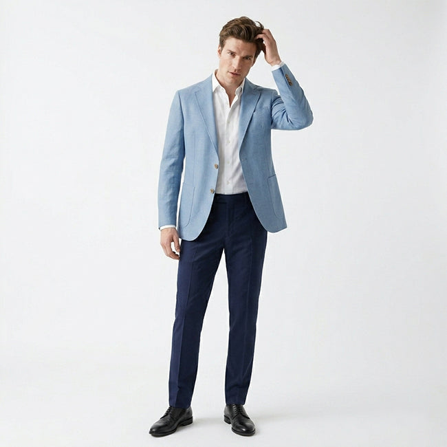 Men's Lightweight Linen Coat