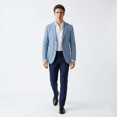 Men's Lightweight Linen Coat