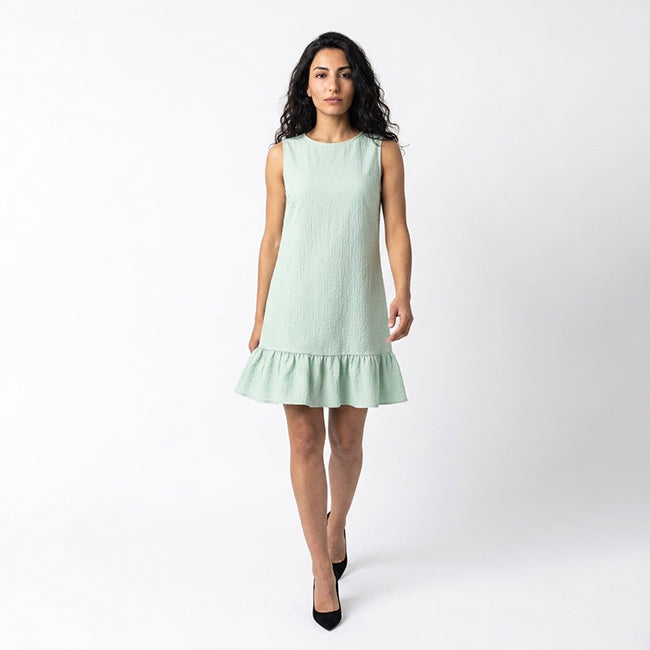 Women's Round Neck Midi Dress