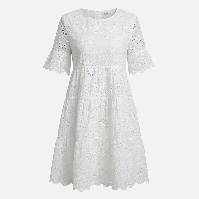 Women's Embroidered Midi Dress