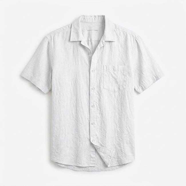 Men's Linen Short Sleeve Shirt