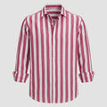 Men’s Long Sleeve Button Striped Shirt
