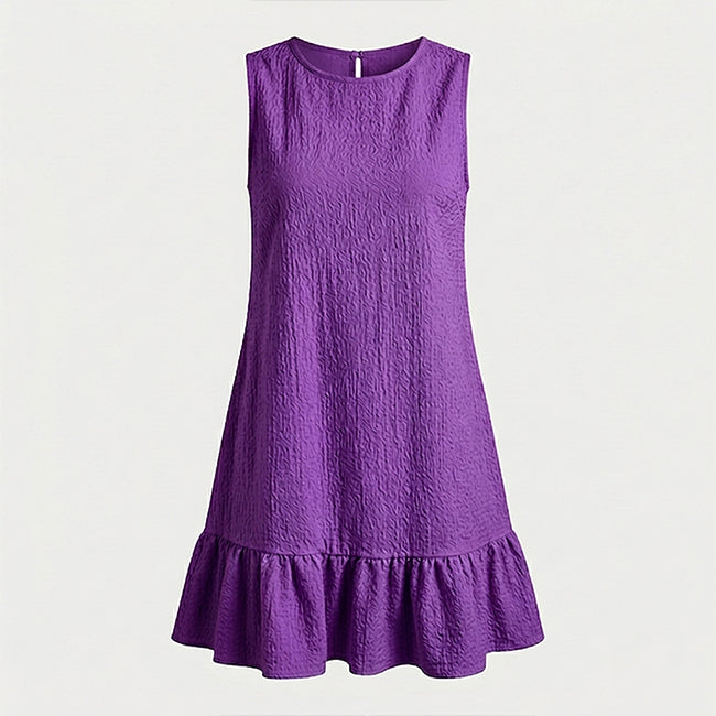 Women's Round Neck Midi Dress