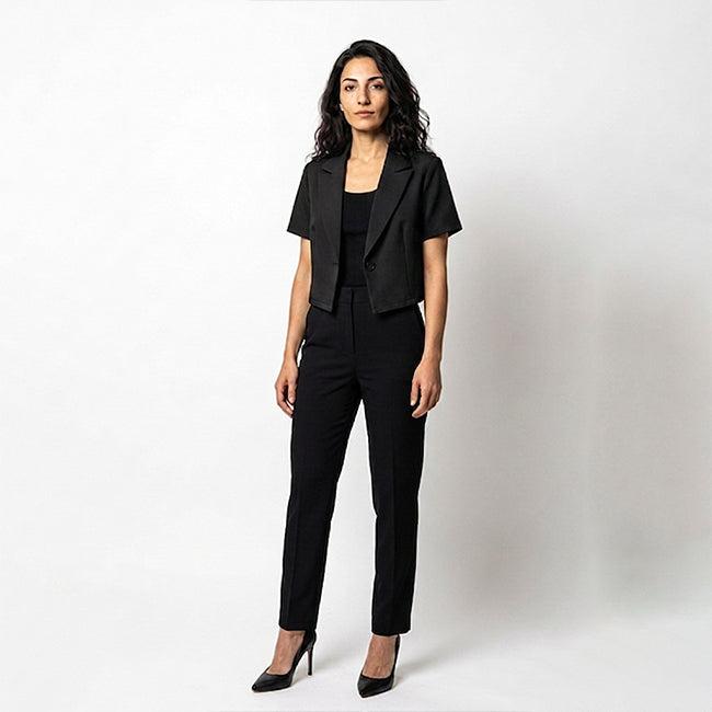 Women's Casual Short Sleeve Jacket