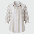 Women's Long Sleeve Striped Casual Top