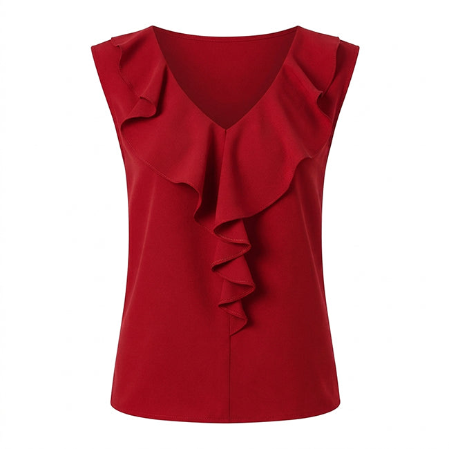 Women's Sleeveless V-Neck Top