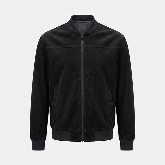 Men’s Stand Collar Zip Casual Lightweight Spring Autumn Outerwear