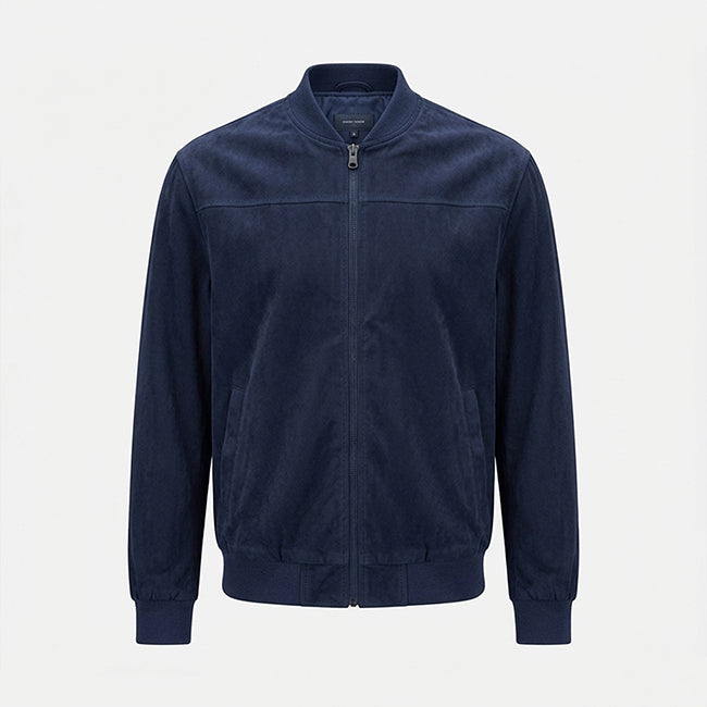Men’s Stand Collar Zip Casual Lightweight Spring Autumn Outerwear
