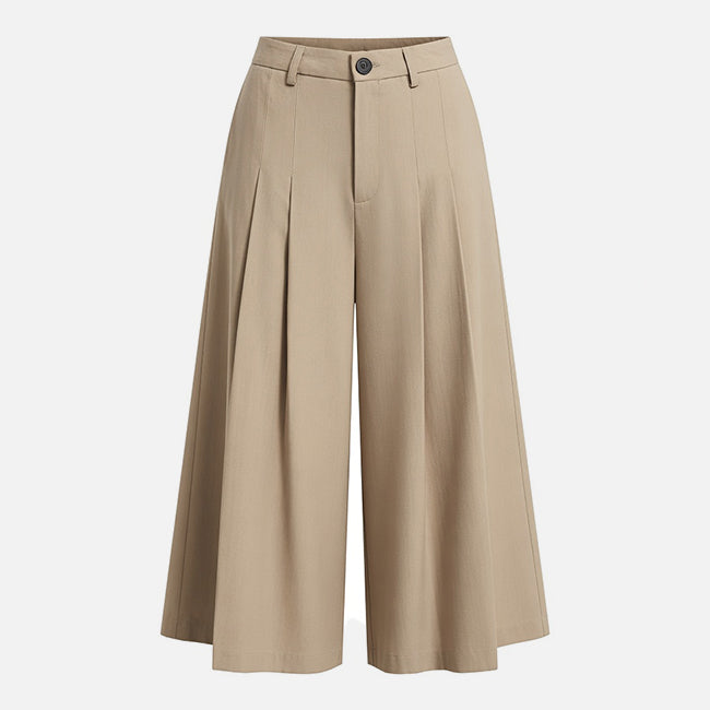 Women's Wide Leg High Waisted Workwear Pants