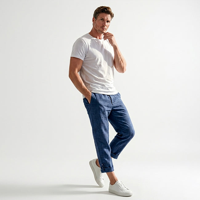 Men's Casual Breathable Capri Shorts