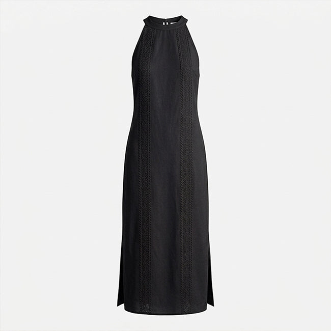 Women's Lace Patchwork Midi Dress