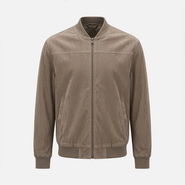 Men’s Stand Collar Zip Casual Lightweight Spring Autumn Outerwear