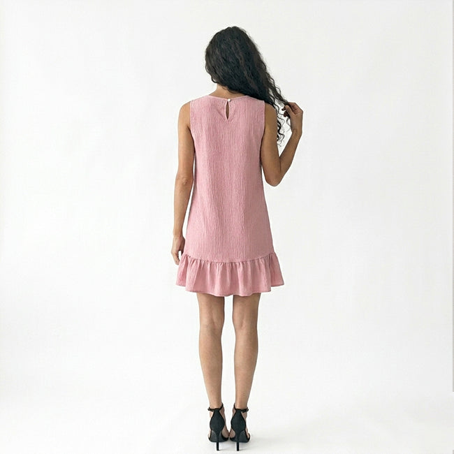 Women's Round Neck Midi Dress