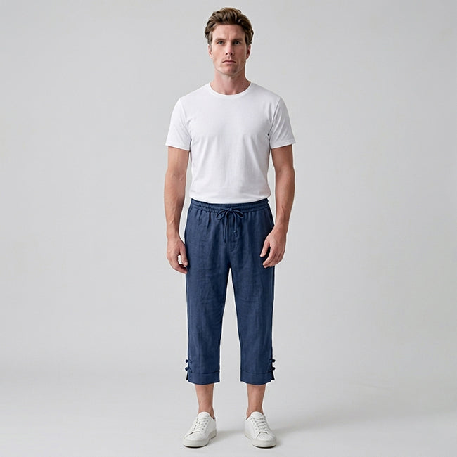 Men's Casual Breathable Capri Shorts