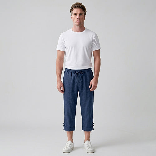 Men's Casual Breathable Capri Shorts