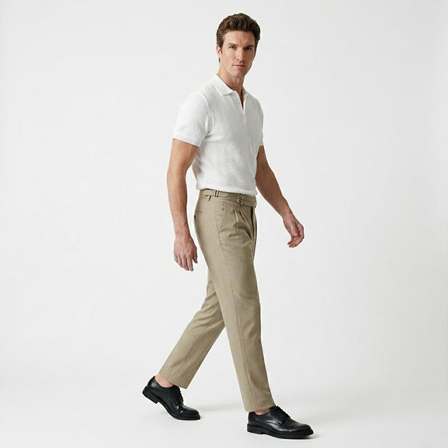 Men's Blend Double Pleated Pants