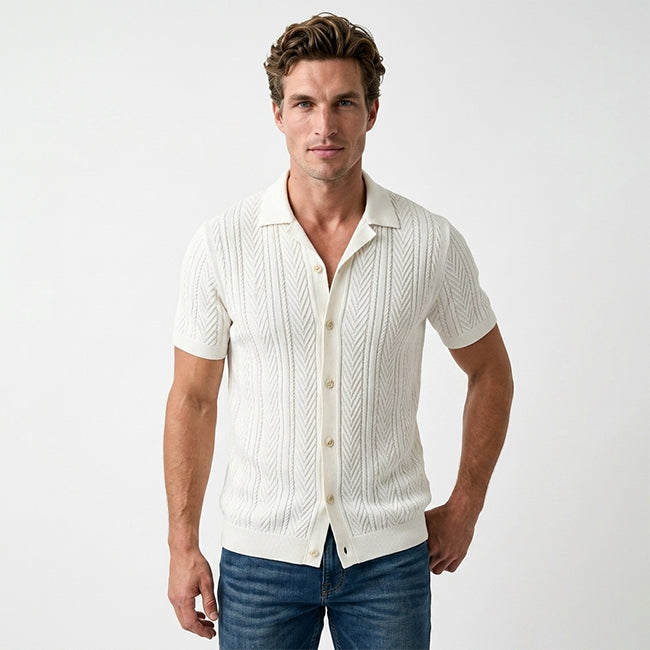 Men's Knit Short Sleeve Top