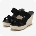 Women's Wedge Platform Slip On Sandals