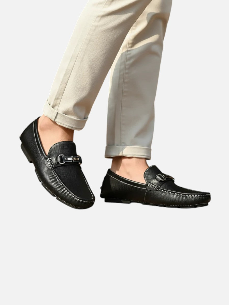 Men's Driving Loafers – Bit Trim with Studded Sole