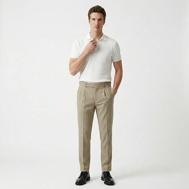 Men's Blend Double Pleated Pants