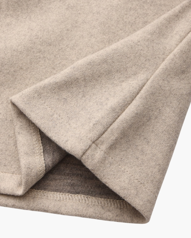 Women's Hooded Jacket – Marlow Oatmeal Zip Up Boxy Jacket