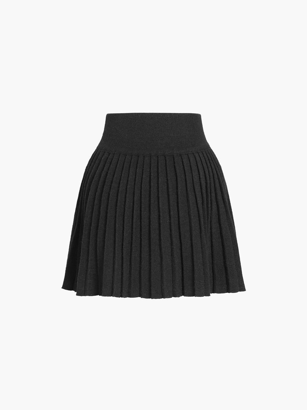 Women's Knitted Co-ord Set in black, view 5